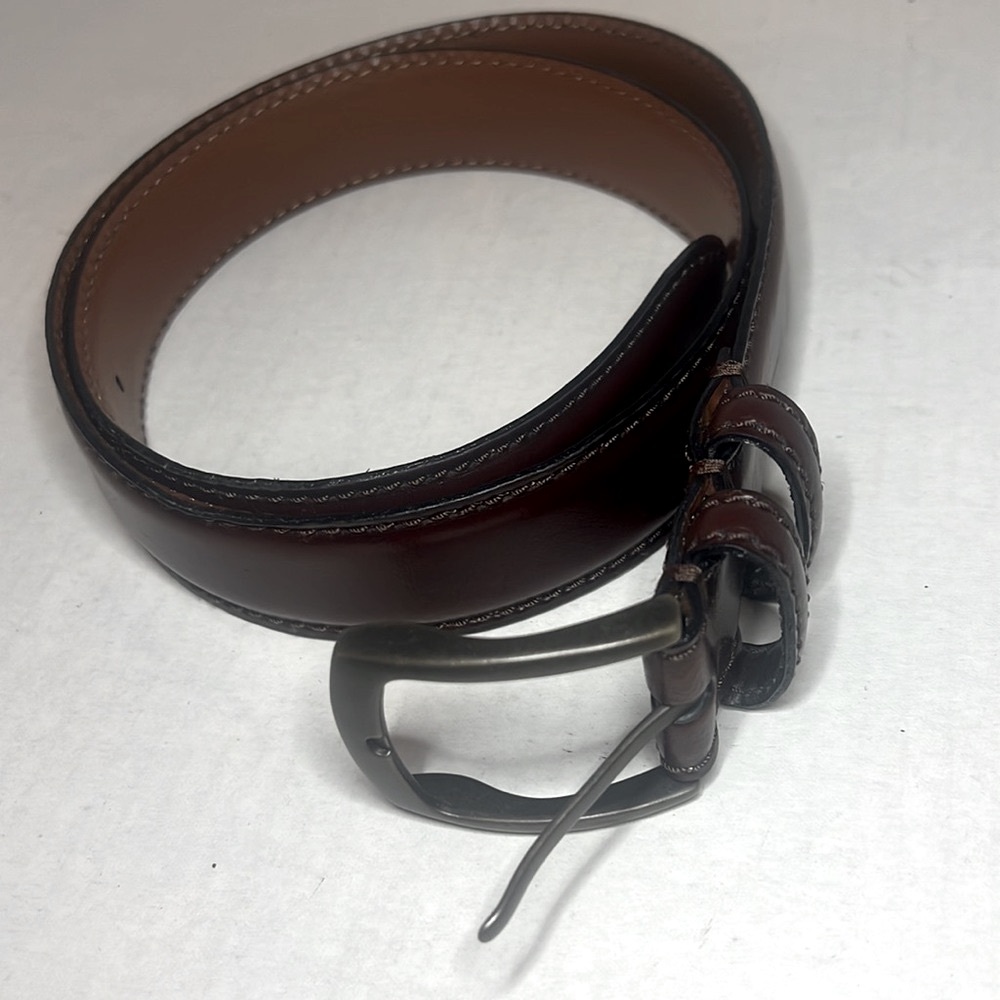 Joseph Abboud Leather Belt Brown 42” Long